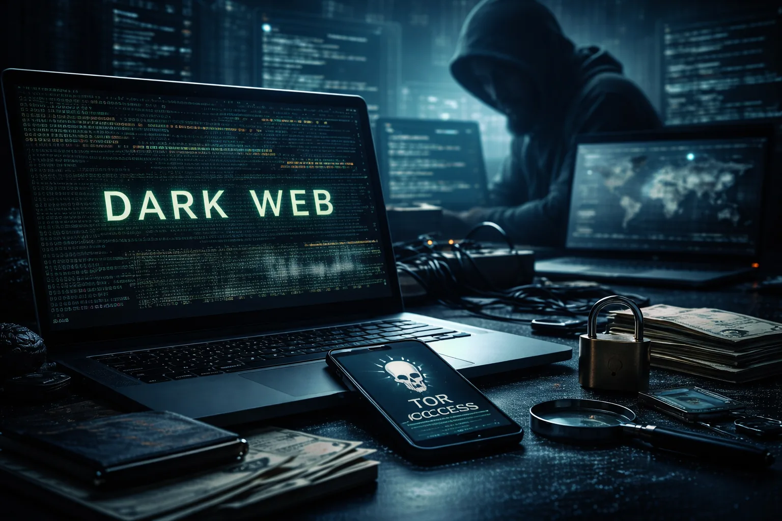 Dark web monitoring featured article cover for insider threat defense
