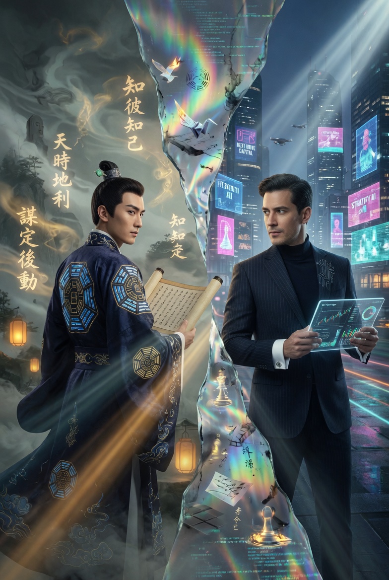 The Zhang Liang Stratagem visual framework combining Qi Men Dun Jia, Human Design, BG5, high-dimensional business strategy deployment, Feng Shui layout, decision timing, and space-time field analysis.
